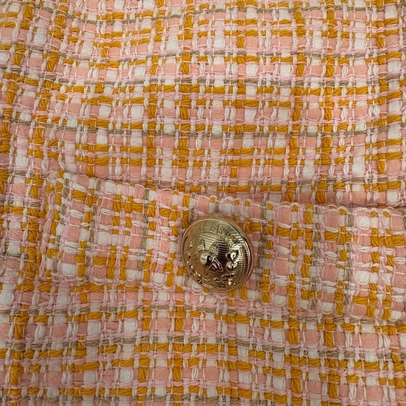 Maje Jilandra Tweed Mini Skirt Size XL - Picture 6 of 8